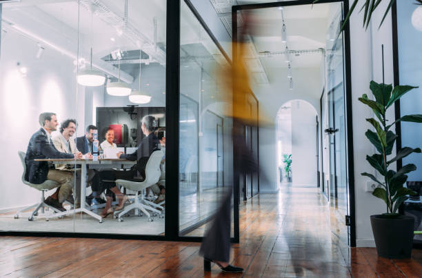 istock Business partners on meeting in the office. 2193606639