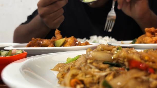 photo of people eating