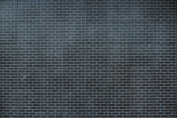istock The wall background has a black brick motif 2193626657