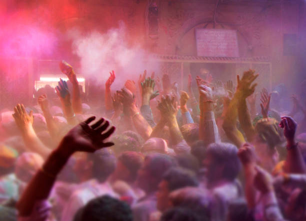 istock Hands celebrating the Holi festival. 2193627362