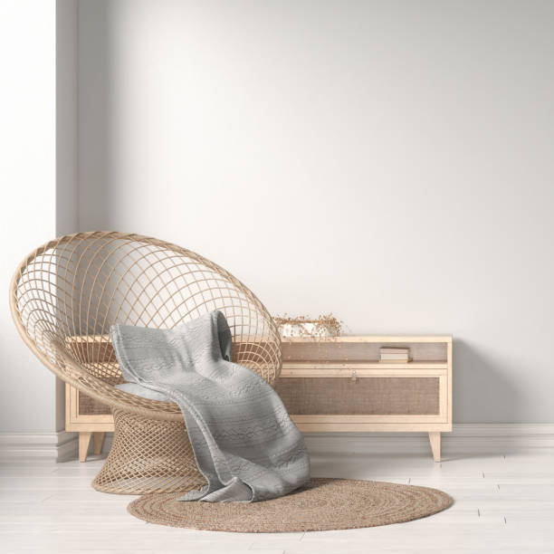 istock 3d rendering of a mock-up with a bright wall. 2193631649