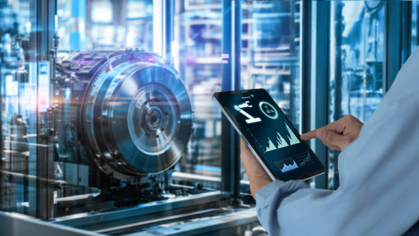 istock Smart industry automation manufacturing control concept 2193635842