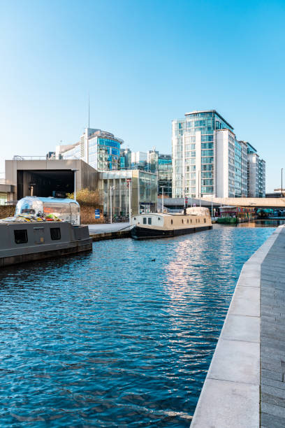 istock Paddington basin reflecting modern architecture in london's calm waters 2193636935