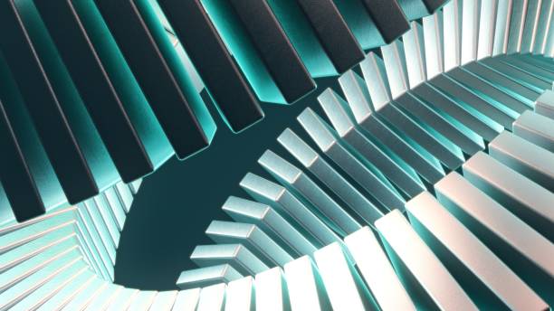 istock A Dynamic Abstract Wave of Interlocking Panels that showcases vibrant colors and contemporary design elements 2193637615