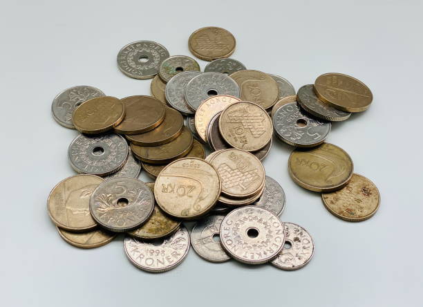 istock A pile of Norwegian Krone coins 2193640958
