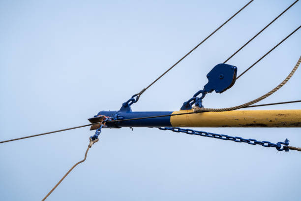 istock mast of a shrimp boat 2193645435