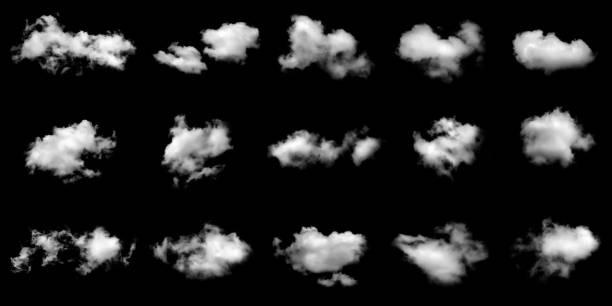 istock Collection of cut out clouds 2193645567