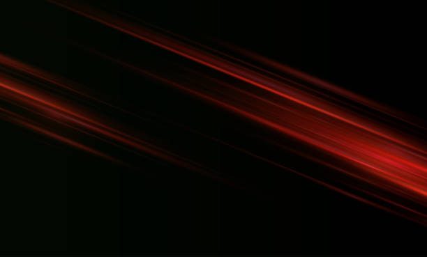istock Speed ​​vector illustration, road. Red laser beams isolated on black background. Abstract light effect. Red lens flash. Horizontal rays glowing in the dark. 2193648904