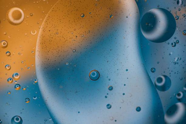 istock Abstract oil droplets in water 2193650517