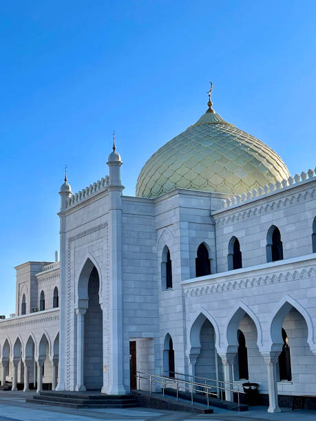 istock The White Mosque on a blue sky background, Bolgar, Tatarstan, Russia 2193657743