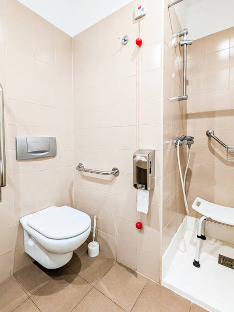 istock Bathroom prepared for people with reduced capacities (handicapped) 2193663162