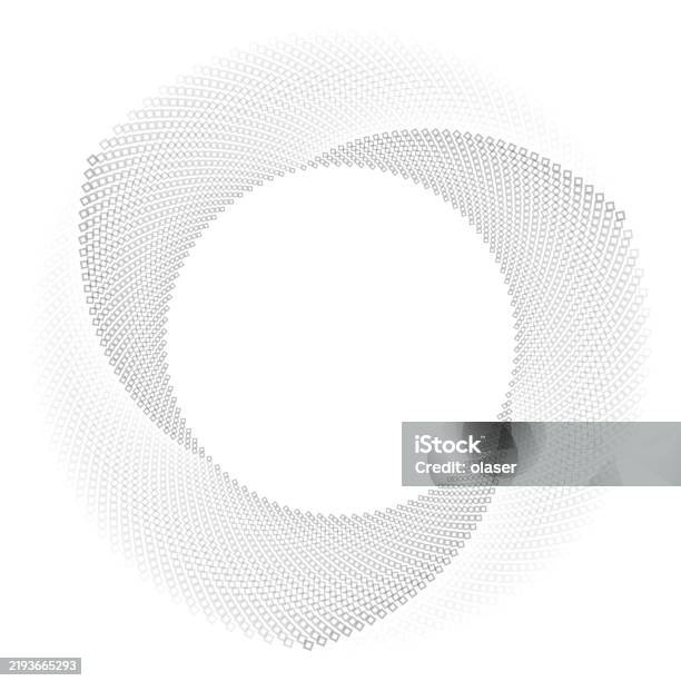 A Mesmerizing Pattern Of Alternating Squares Creates A Dynamic Swirling ...