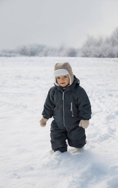 istock Toddler Walking in Snow on a Cold Winter Day 2193670912