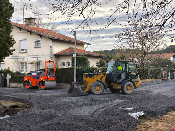 istock Road restoration in a residential area 2193671145