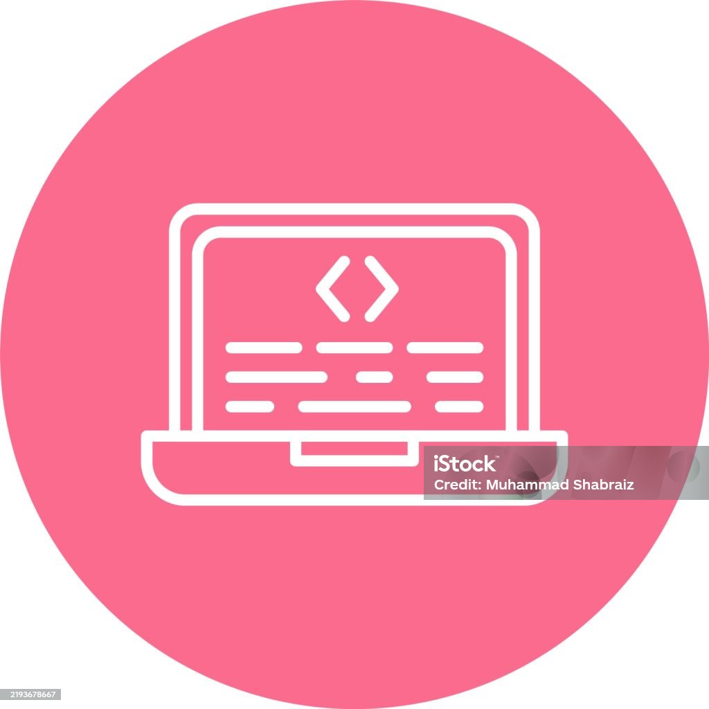Coding Line Multi Circle Color Stock Illustration - Download Image Now ...