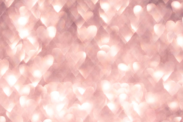 istock Soft pink heart bokeh background creating a romantic and dreamy atmosphere 2193681621