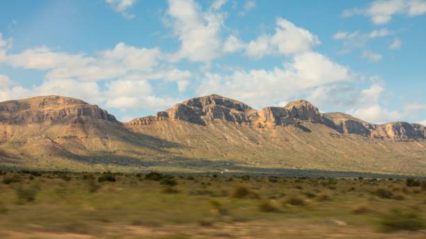 istock Guadalupe Mountains scenic view under cloudy sky. 2193681713