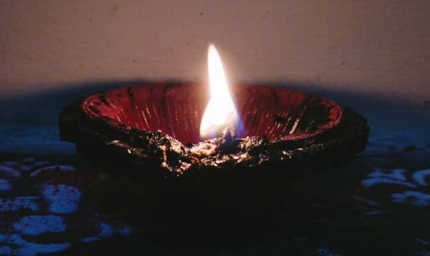 istock Diya lit to celebrate  Diwali 2193686307