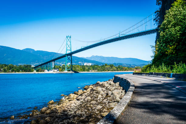 istock Lions' Gate Bridge to Stanley Park in Vancouver, Canada 2193690801