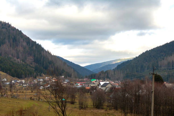 a village in the mountains
