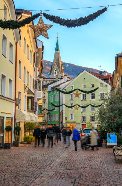 istock Brixen street christmas decorations 2193696783