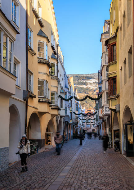 istock Brixen street christmas decorations 2193696799