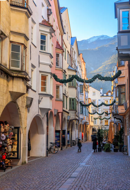 istock Brixen street christmas decorations 2193696802