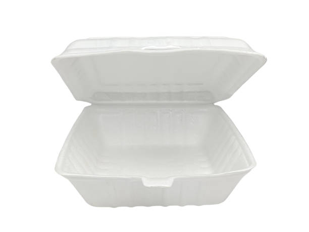 istock Styrofoam box for food isolated on white background 2193699133