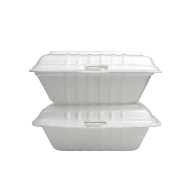 istock Styrofoam box for food isolated on white background 2193699138