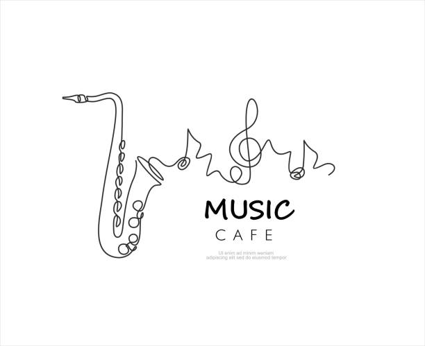 6,100+ Jazz Music Line Art Stock Illustrations, Royalty-Free