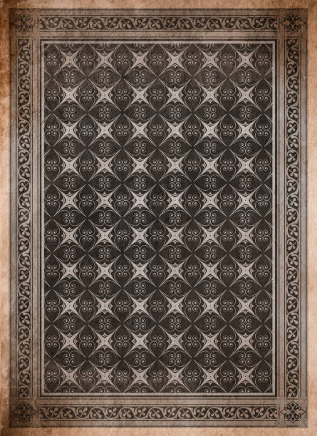 istock Vintage paper background with retro ornament. 2193702201