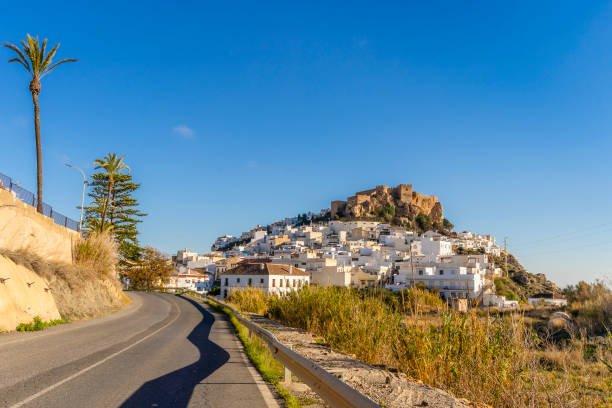 istock Castle and whitewashed architecture of Salobrena in Granada district, Andalucia, Spain 2193704893