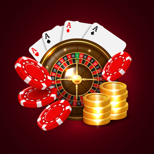 istock Casino illustration. Vector 3D elements on the theme of casino and gambling. 2193706109