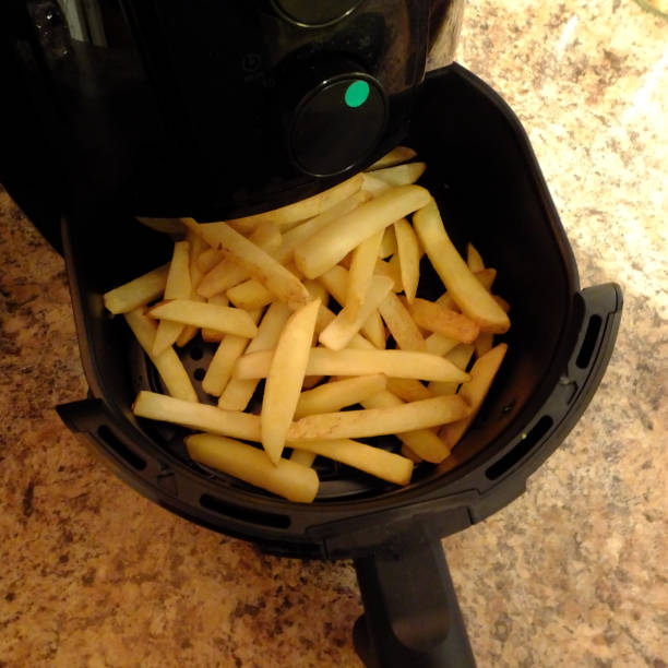 istock Potato Chips in an Air Fryer 2193708108