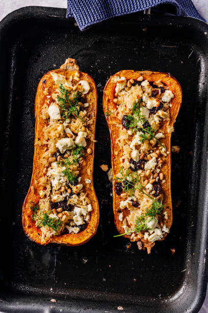 istock Baked Butternut Squash with Rice and Feta 2193708726