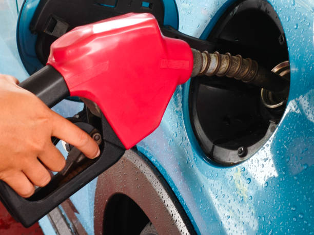 istock Filling the car tank with petrol 2193712119