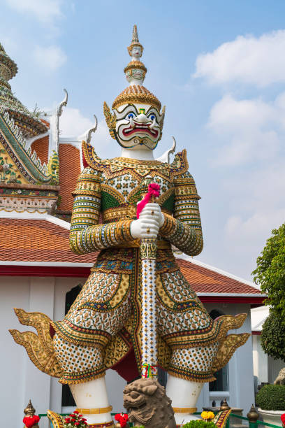 istock Yaksha Thai Guard at Wat Arun in Bangkok in Thailand 2193726366