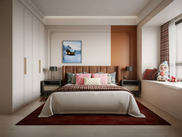 Winter Holidays Themed Bedroom