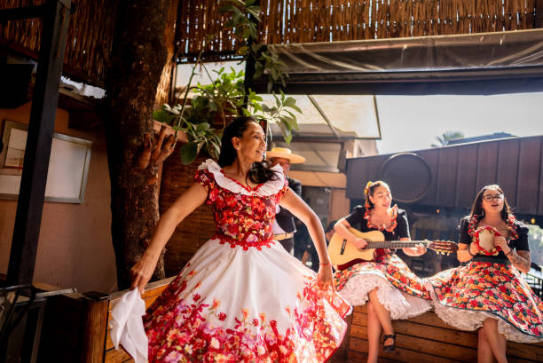 istock Huasa dancing at a folkloric cueca event in Chile 2193742141