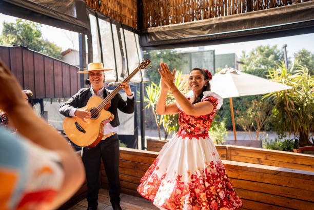 istock Huasa dancing at a folkloric cueca event in Chile 2193742287
