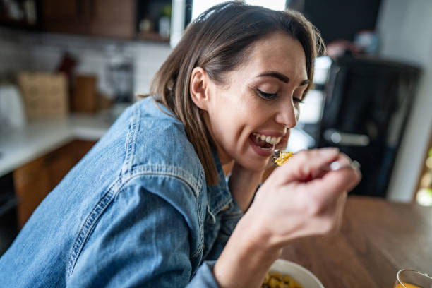 istock A quiet weekend morning and a light muesli breakfast 2193744828