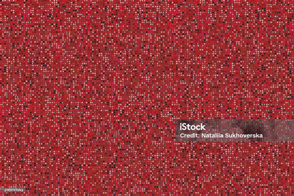 Red Slagtoth Red Glitter Dots 1 Stock Illustration - Download Image Now - Abstract ...