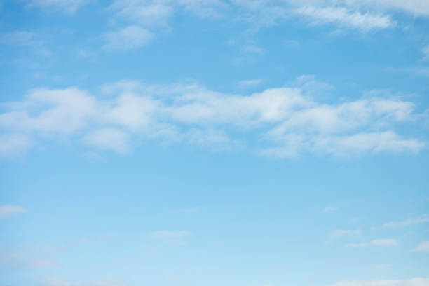 Nature background abstract photo of the beauty of the sky adorned with white, billowing cumulus clouds, creating an abstract texture against the vast expanse of bright blue. This panoramic view offers a captivating angle, showcasing the ethereal dance of clouds amidst the boundless sky. Immerse yourself in the tranquility of nature's canvas, where the interplay of light and shadow creates an ever-changing spectacle of wonder