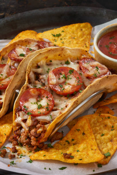 istock Meat Lovers Pizza Tacos 2193750173