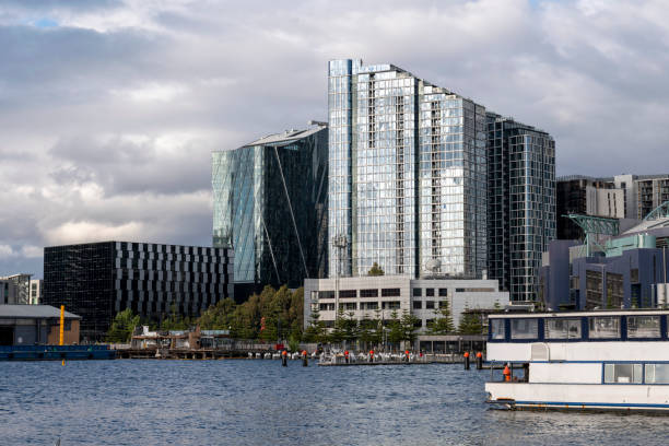 istock Docklands waterfront in Melbourne, Australia 2193750289