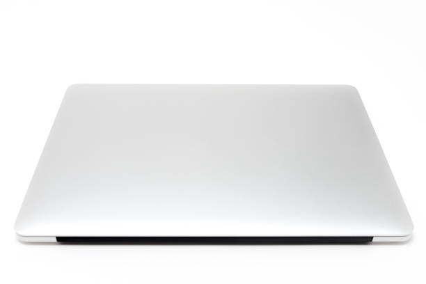 istock Gray laptop with black keyboard and turned off black screen wnd minimalistic design 2193750950