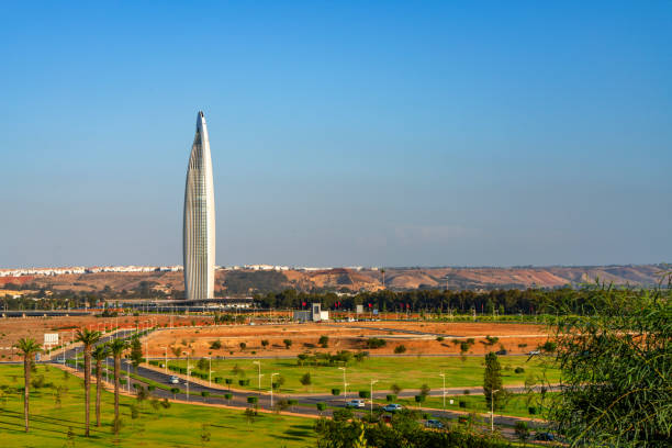 istock Mohammed VI Tower view from Bd Mohamed Lyazidi and Qued Bou  Regreg, Rabat, Morocco 2193757027