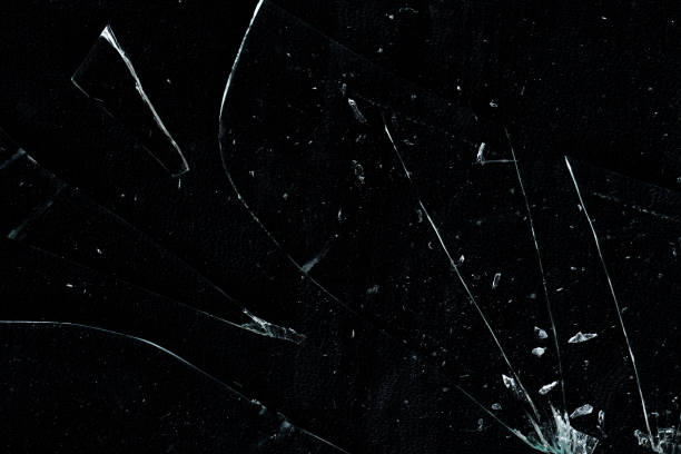 istock Abstract broken glass with particle and crack overlay 2193758500