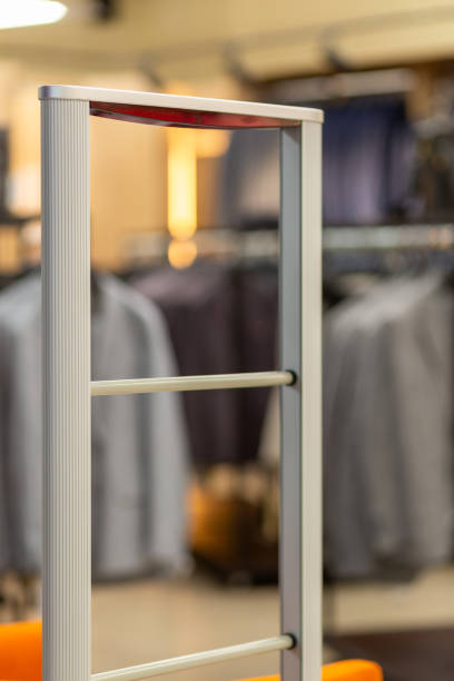 istock Scanner entrance gate for prevent theft in clothing store 2193761829