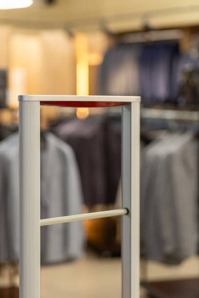istock Scanner entrance gate for prevent theft in clothing store 2193761846